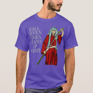 Camiseta Queda Sete Vezes Levante Oito Vinhetas