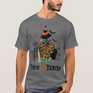 Camiseta Queda Themed Ação de Graças, Professor Trick O