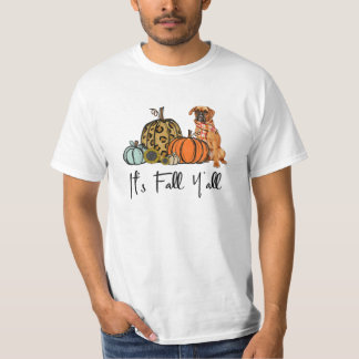 Camiseta Queda Todos os Pumpkin Boxin Cachorro