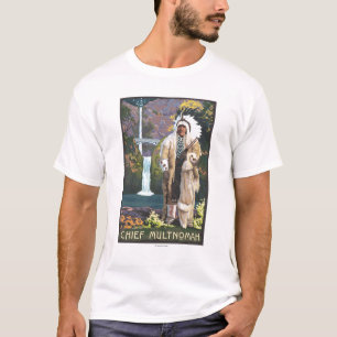 Camiseta Quedas de Multnomah, OregonChief Multnomah