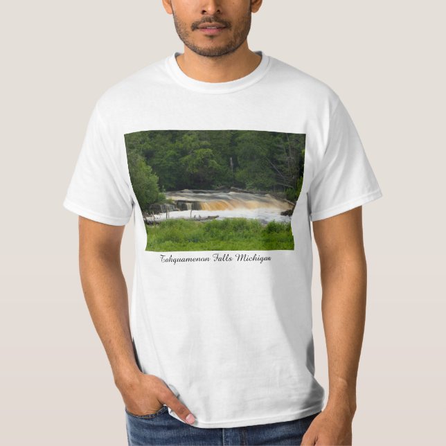 Camiseta Quedas Inferiores Em Tahquamenon (Frente)