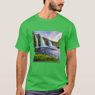 Camiseta Quedas   Kirkjufellsfoss, Islândia