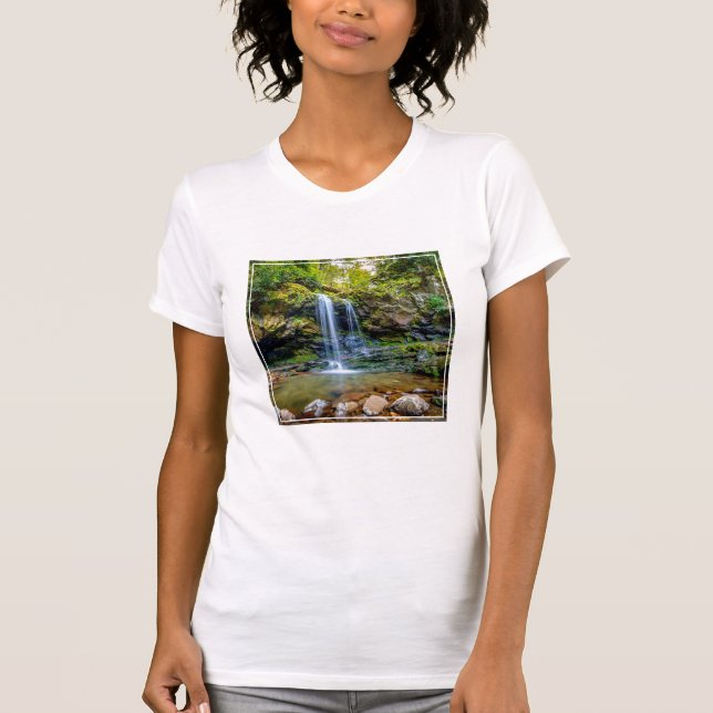 Camiseta Quedas | Parque Nacional de Smokey Mountain (Frente)