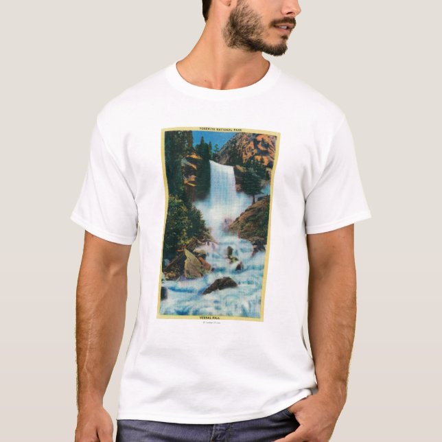 Camiseta Quedas Vernal em YosemiteYosemite, CA (Frente)