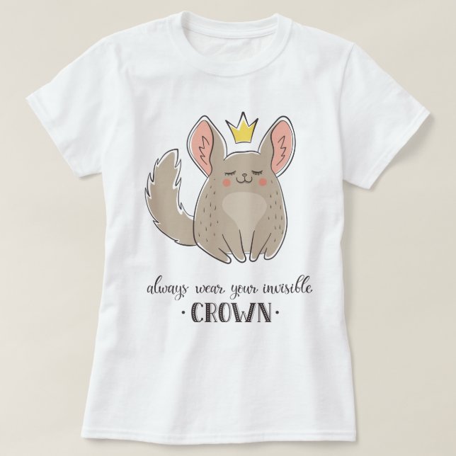 Camiseta Queen Chinchilla T-Shirt (Frente do Design)