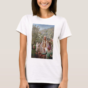 Camiseta Queen Guinevere's Maying c. 1900, por John Collier