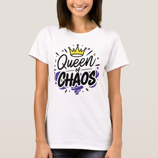 Camiseta Queen of Chaos 1 (Frente)