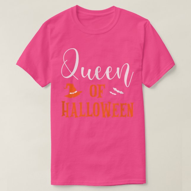 Camiseta Queen Of Halloween  Halloween Costume  Halloween 8 (Frente do Design)