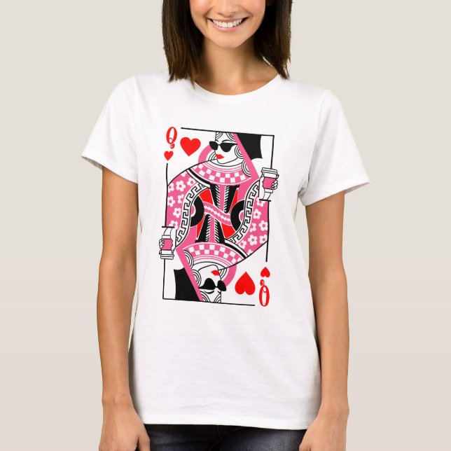Camiseta Queen of hearts Playera (Frente)