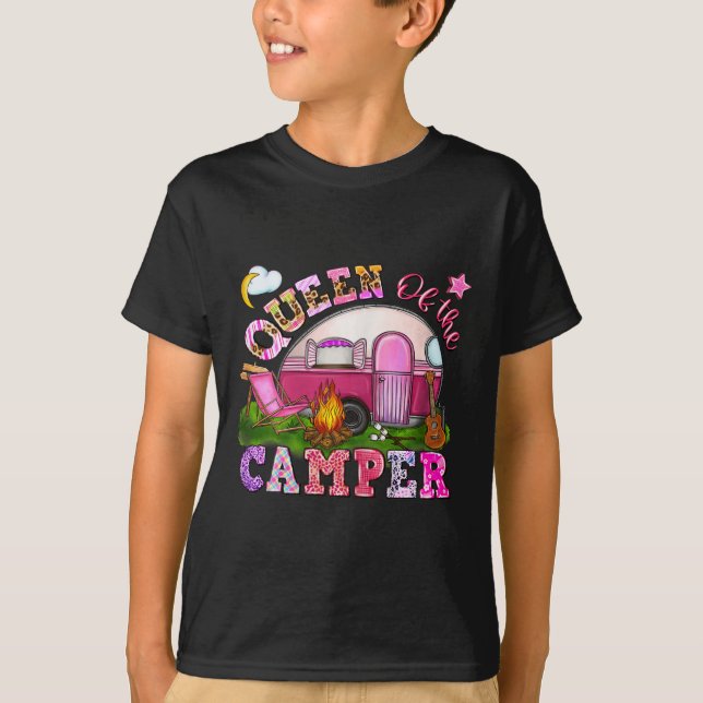 Camiseta Queen Of The Camper Camping _1  (Frente)