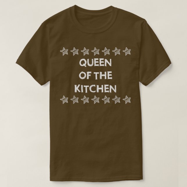 Camiseta Queen Of The Kitchen (Frente do Design)