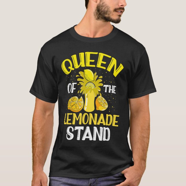 Camiseta Queen of the Lemonade Stand Kiosk Summer Refreshme (Frente)