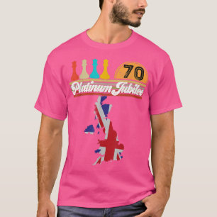 Camiseta Queen Platinum Jubilee Queens Jubilee British Uk G