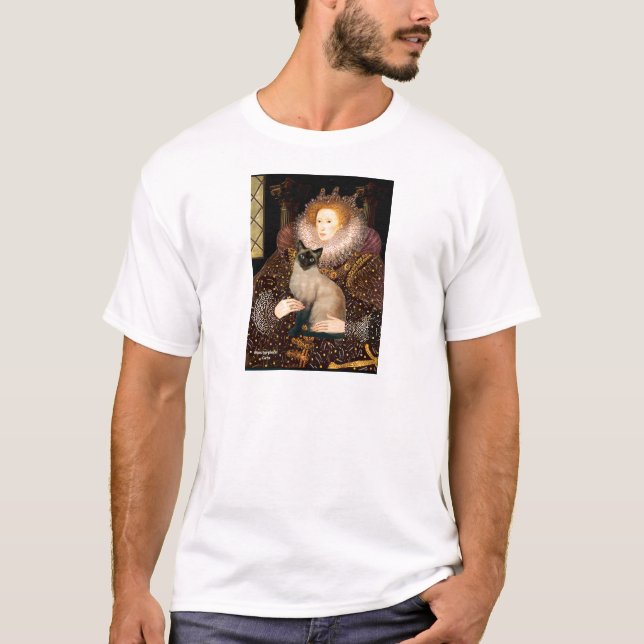 Camiseta Queen- Seal Point Siamese (Frente)