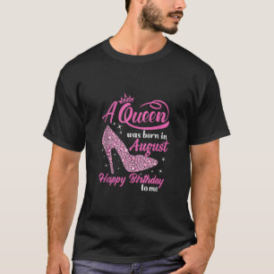 Camiseta Queens 44 Birthday Gift Queens São Nasceres Em Aug