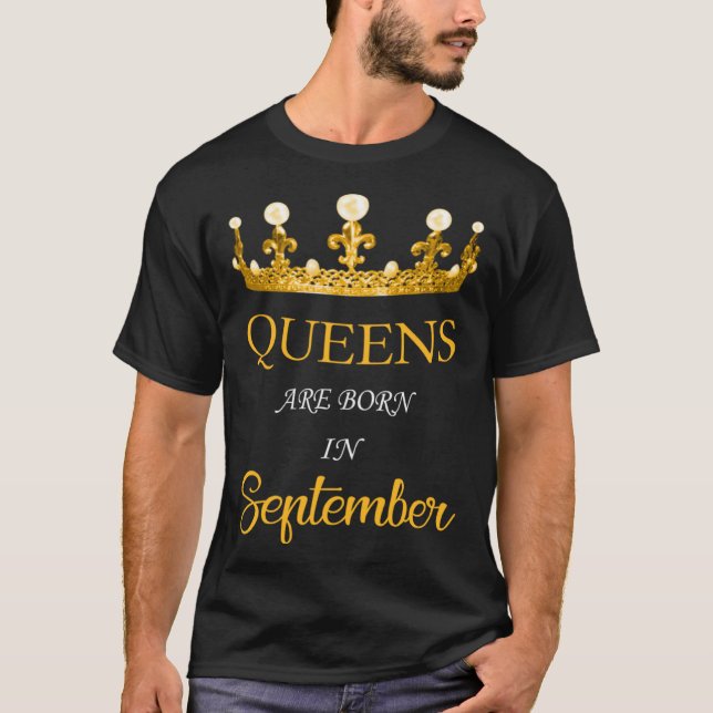 Camiseta Queens Are Born In September (Frente)