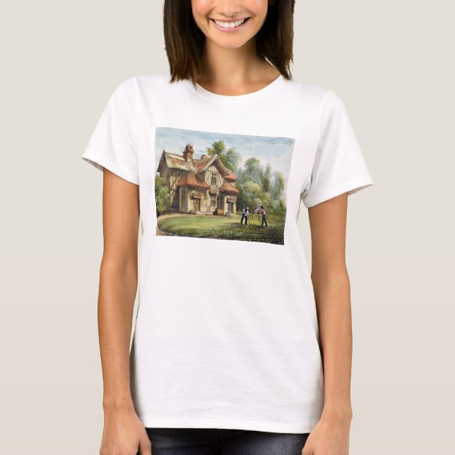 Camiseta Queen's Cottage, Richmond Gardens, prato 17 de ' (Frente)