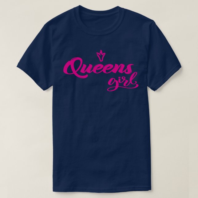 Camiseta Queens Girl New York 4 (Frente do Design)