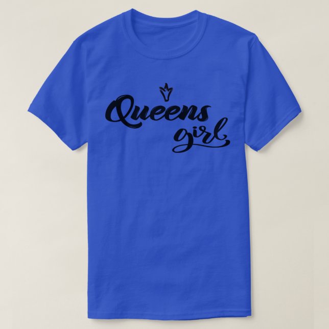 Camiseta Queens Girl New York Me Levantou 2 (Frente do Design)