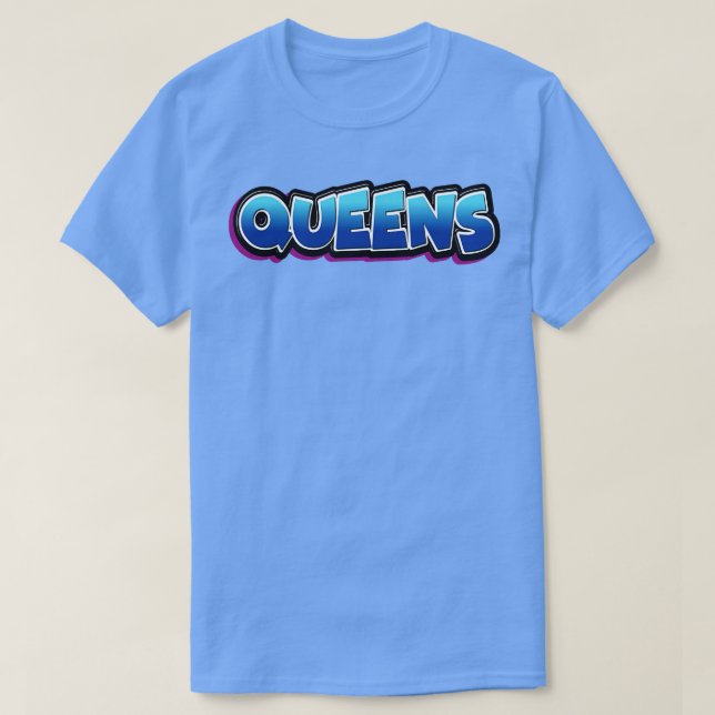 Camiseta Queens New York (Frente do Design)