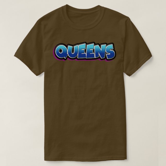 Camiseta Queens New York (Frente do Design)