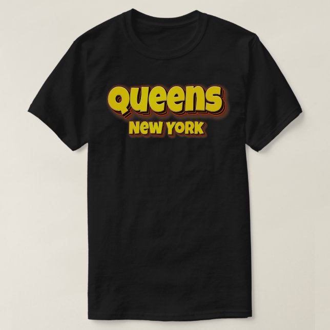 Camiseta Queens New York 3 (Frente do Design)