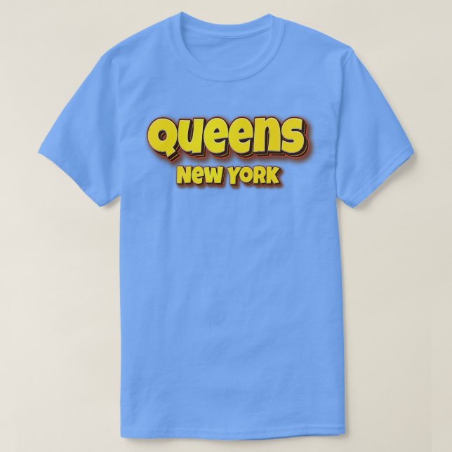 Camiseta Queens New York 3 (Frente do Design)
