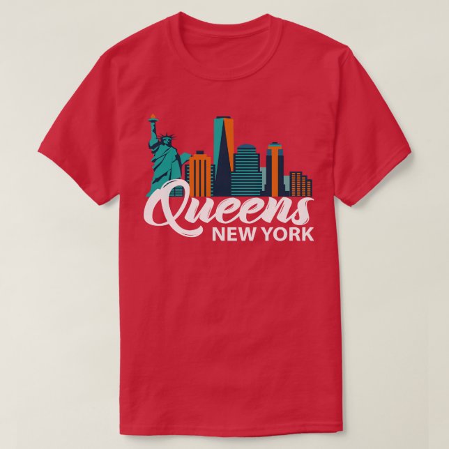 Camiseta Queens New York 4 (Frente do Design)
