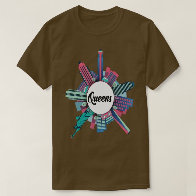 Camiseta Queens New York 5 (Frente do Design)