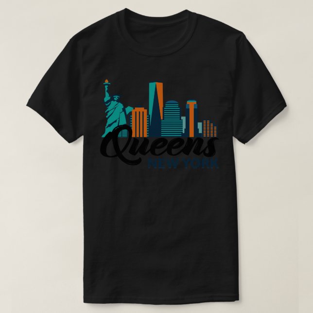 Camiseta Queens New York 6 (Frente do Design)