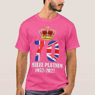 Camiseta Queens Platinum Jubilee 2022 Queens 70th Jubilee T