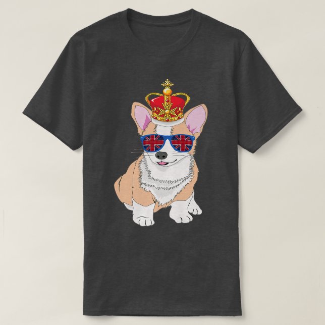 Camiseta Queens Platinum Jubilee 70 Anos Souvenir Britânico (Frente do Design)