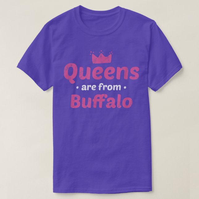 Camiseta Queens São Da Casa De Buffalo Nova York (Frente do Design)