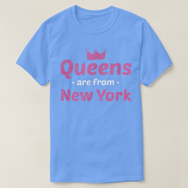 Camiseta Queens São Da Cidade Natal Do New York New Yorker  (Frente do Design)
