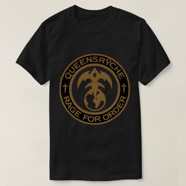 Camiseta Queensryche Rage Para Encomendar T-Shirt Essencial (Frente do Design)