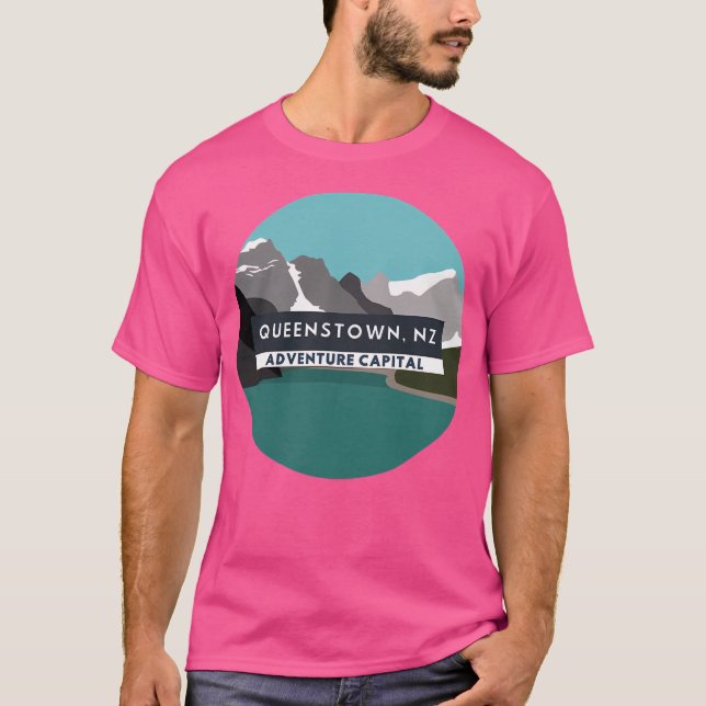 Camiseta Queenstown Adventure Capital (Frente)