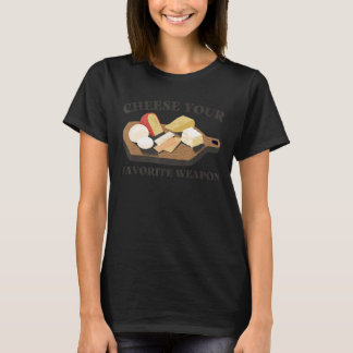 Camiseta Queije Sua Arma Favorita Costume Gouda Cheddar
