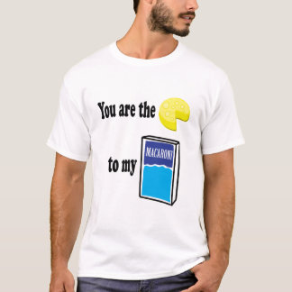 Camiseta Queijo a meu macarrão