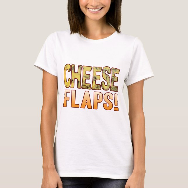 Camiseta Queijo azul das aletas (Frente)