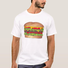 Camiseta Queijo Burger Cheeseburger Hamburger Comida Cookou