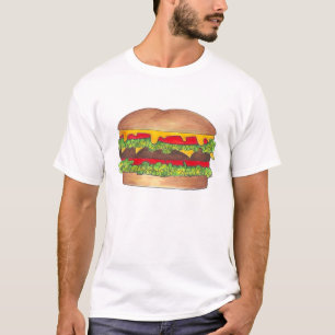 Camiseta Queijo Burger Cheeseburger Hamburger Comida Cookou