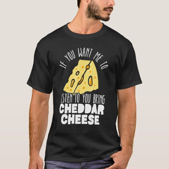 Camiseta Queijo Cheddar Comida 1 (Frente)
