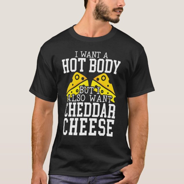 Camiseta Queijo Cheddar Comida 2 (Frente)