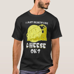 Camiseta Queijo Cheddar para Lanche Foodie Queijo