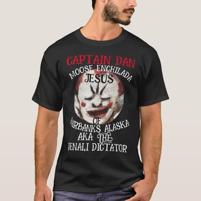CAMISETA QUEIJO DE ALCE DE ALASKA ENCHILADA JESUS  (Frente)