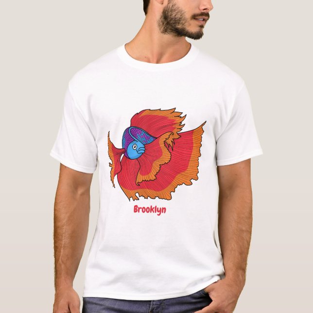 Camiseta Queijo de caça aos peixes (Frente)