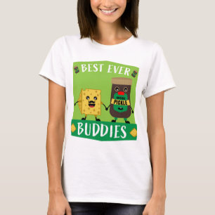 Camiseta Queijo De Cheddar Britânico E Camiseiros