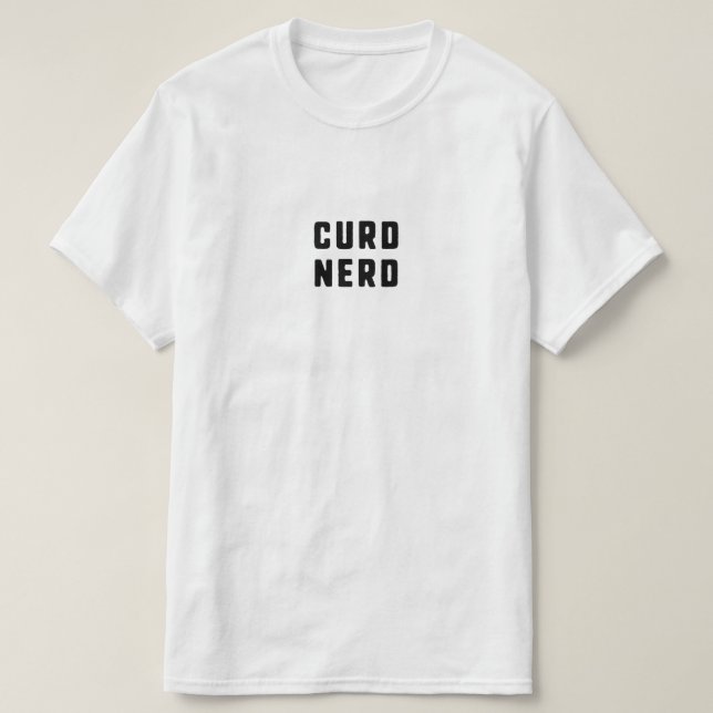 Camiseta Queijo de Nerd de requeijão (Frente do Design)