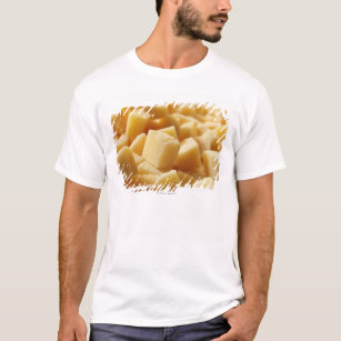 Camiseta Queijo de Reggiano do Parmigiano nos cubos