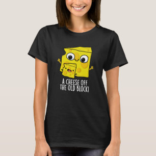 Camiseta Queijo Do Antigo Bloco Engraçado Comida Engraçado 